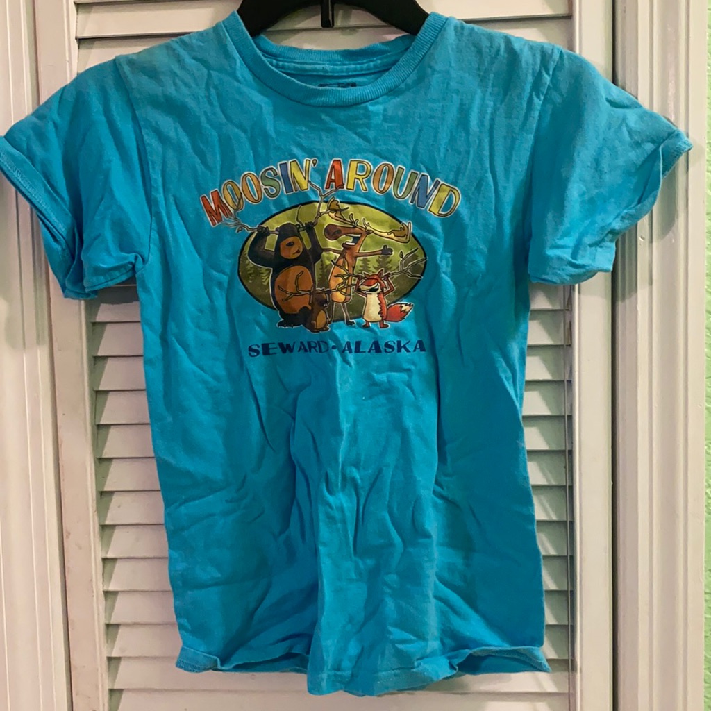 Kids Boys Alaska Tee Graphic Moosin Around Shirt